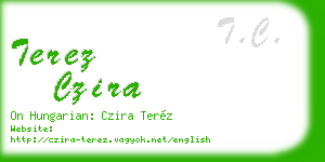 terez czira business card